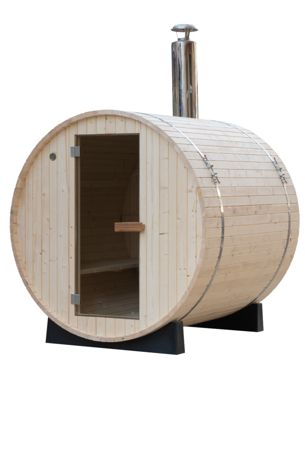 White Spruce Barrel Sauna 2 - 4 Person