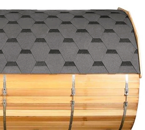 Bitumen Roof Shingles for cedar barrel sauna