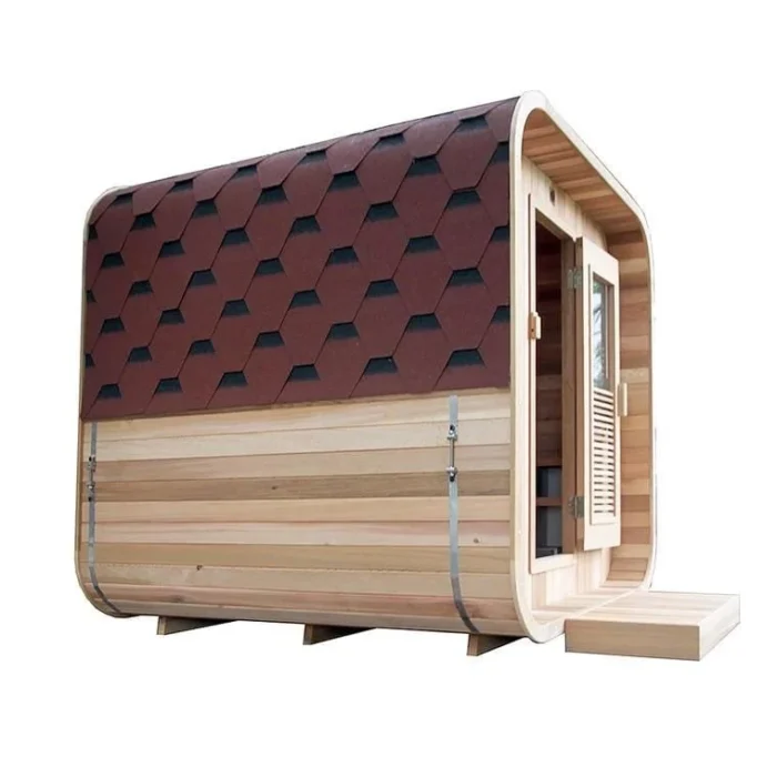 Black Bitumen Shingles for Sauna Roof - Image 3