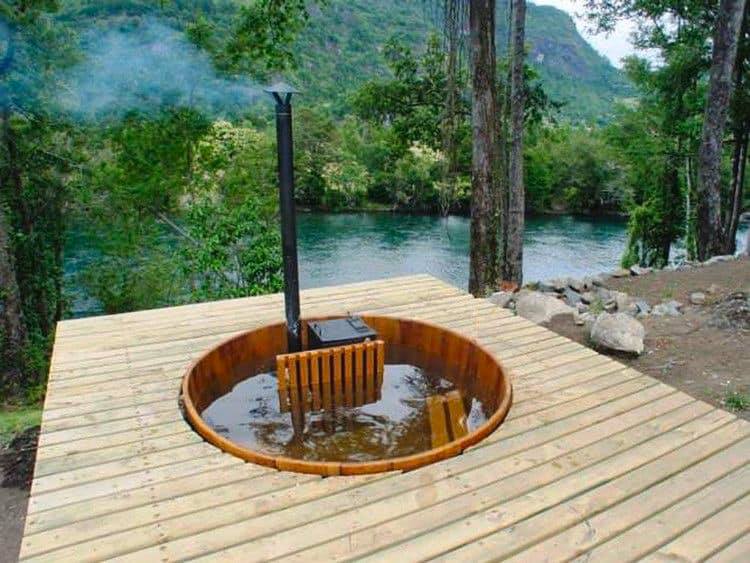 hot tub for improved aesthetics