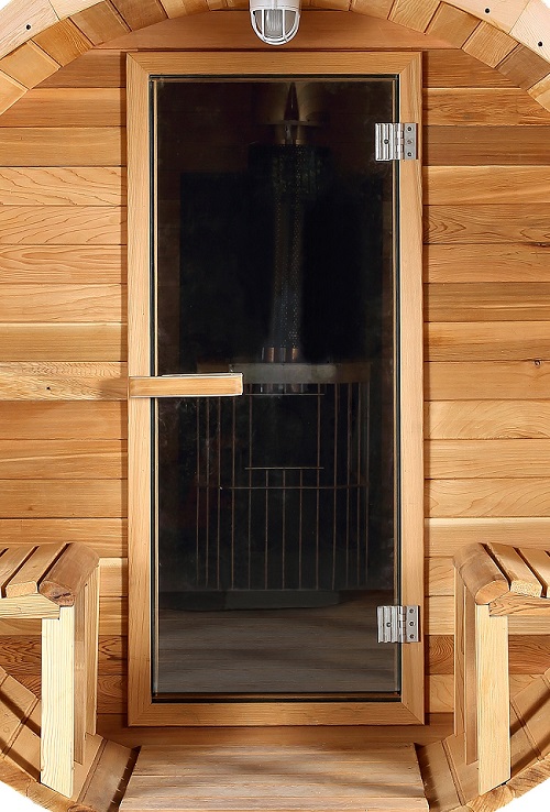 tempered glass sauna door