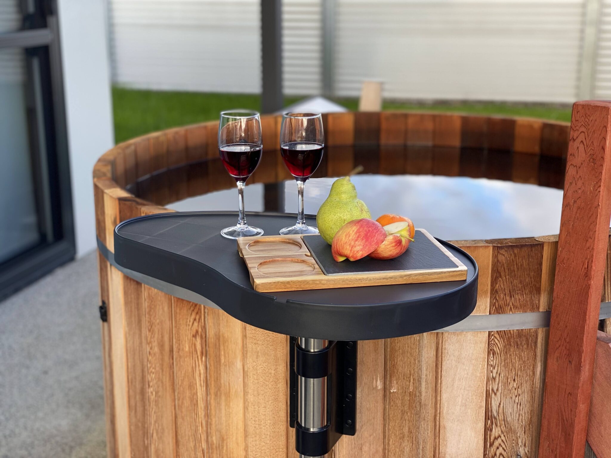 Deluxe Hot Tub Tray Table Shym Saunas
