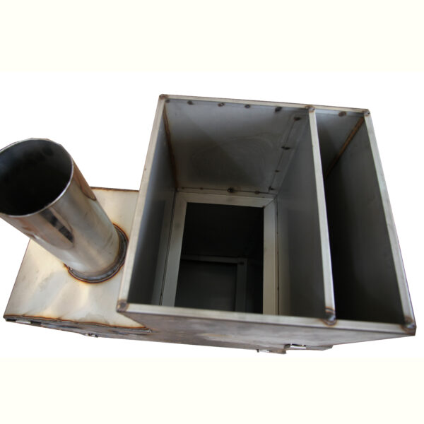 Shym Saunas Firewood Stainless Steel Hot Tub and Pool Water Heater Internal