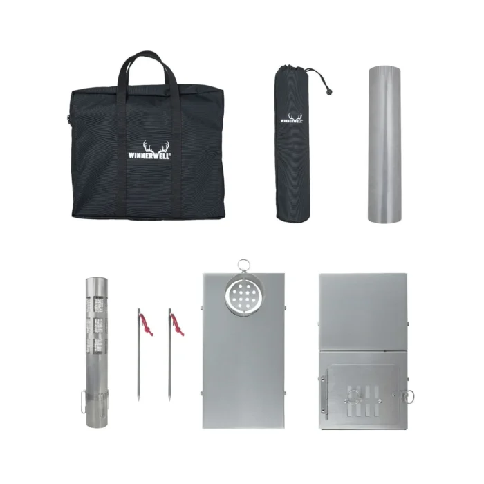 Winnerwell Fastfold PLUS Titanium Nested Pipe M-sized Camping Stove - Image 4