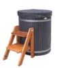 Barrel Cold Plunge Tub 400 L with Cover