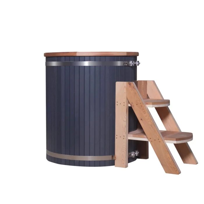 Barrel Cold Plunge Tub 400 L with Cover - Image 3