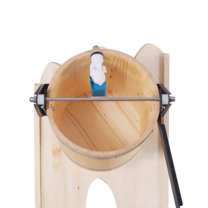 Outdoor Waterfall Bucket Column for Sauna/Banya (Aspen Wood) - Image 5