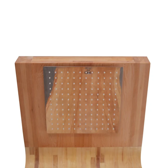 Hardwood Timber Outdoor Shower Column (Aspen Wood) - Image 5