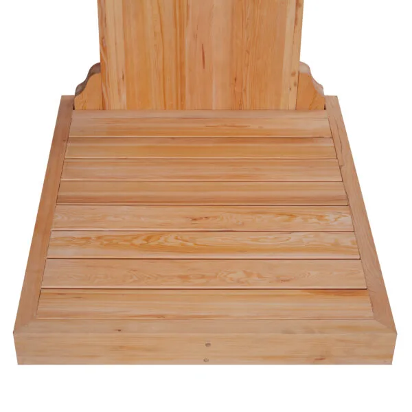 Hardwood Timber Outdoor Shower Column