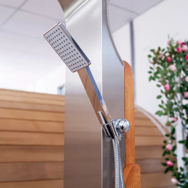 Alder Wood Shower Column Head