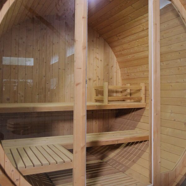 Outdoor/Indoor Spruce or Cedar Barrel Sauna
