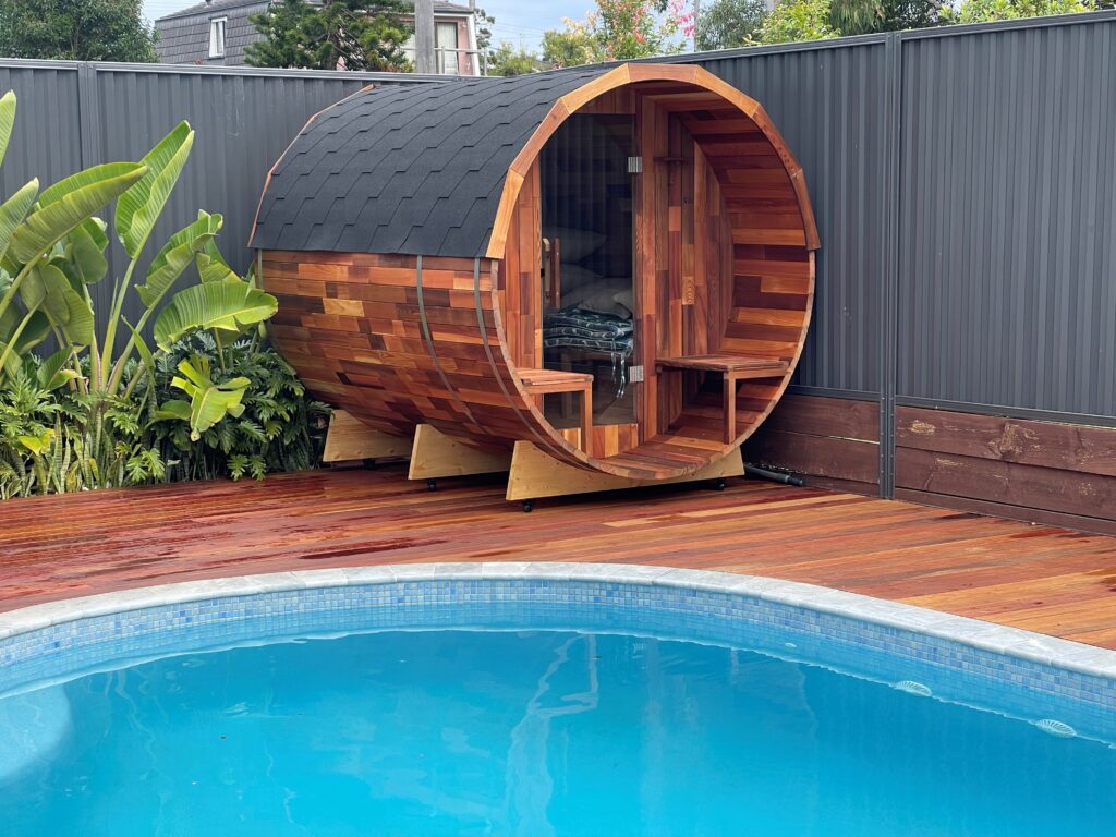 best outdoor barrel sauna