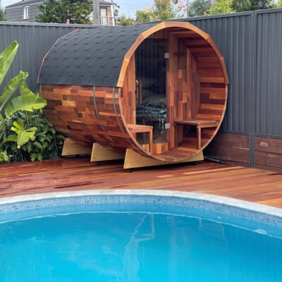 best outdoor barrel sauna