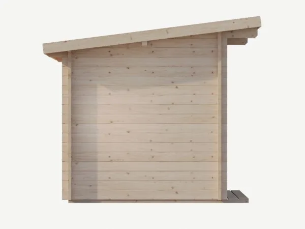 outdoor wood burning barrel sauna