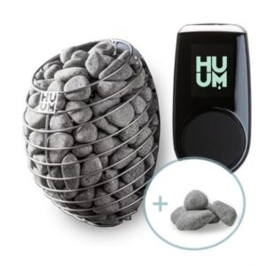 HUUM Drop Electric Heater with stones and WiFi Control