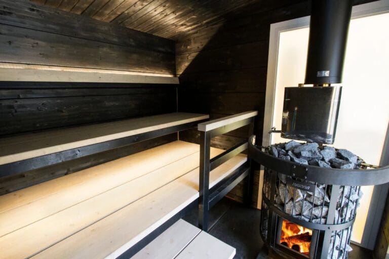 Wood Burning Heater Sauna Stove with Flue Kit and Stones HARVIA LEGEND
