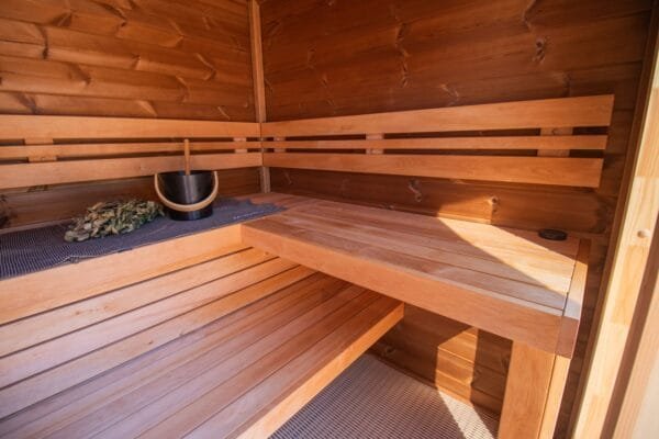 Outdoor Sauna Thermo Treated Spruce PATIO XS (4 - 7 Person) MADE IN EUROPE - Image 17