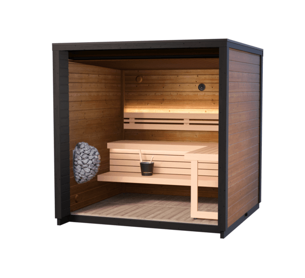 Outdoor Sauna Thermo Treated Spruce PATIO XS (4 - 7 Person) MADE IN EUROPE - Image 8