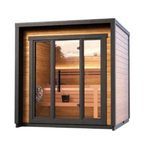 Outdoor Sauna Thermo Treated Spruce PATIO XS (4 - 7 Person) MADE IN EUROPE