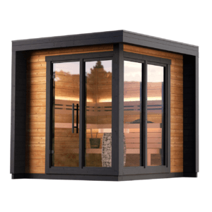 Outdoor Sauna Thermo Treated Spruce PATIO S (4 - 8 Person) EURO