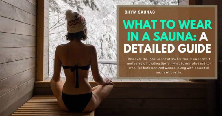 woman wearing bikini in sauna