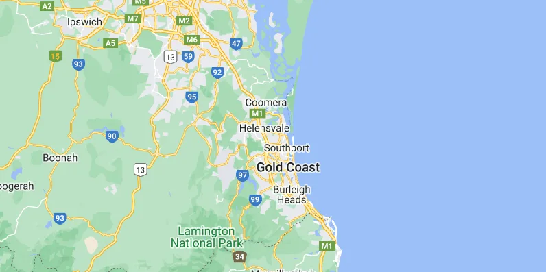 gold coast map