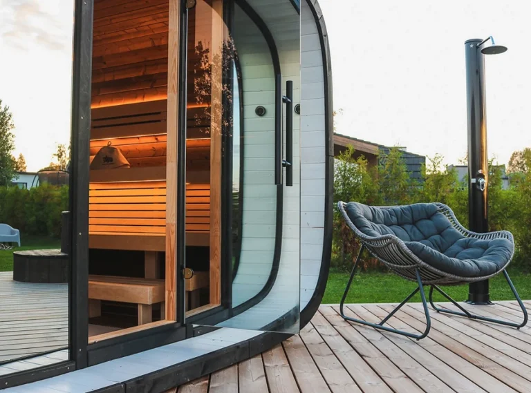 Outdoor-Sauna-Thermo-Treated-Spruce-SERENITY-ROUND-CUBE-SINGLE-3-–-10-Person-MADE-IN-EUROPE-7