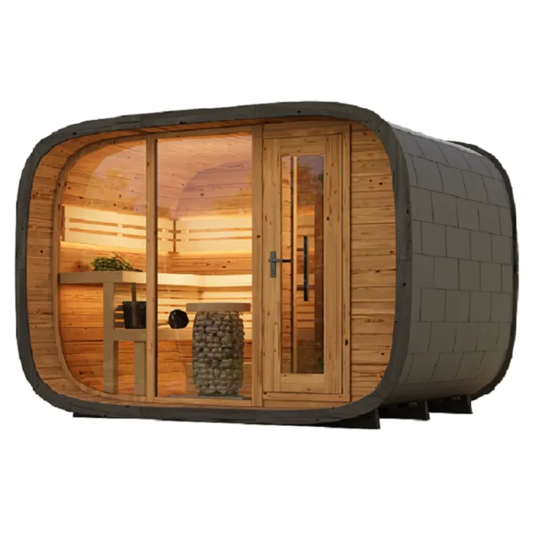 Outdoor-Sauna-Thermo-Treated-Spruce-SERENITY-ROUND-CUBE-DOUBLE-3-7-Person-MADE-IN-EUROPE-1 (1)