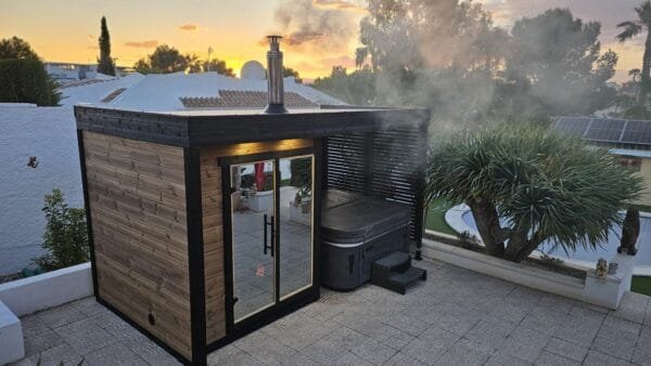 Outdoor Sauna Thermo Treated Spruce PATIO S Plus (4 - 8 Person) EURO - Image 19