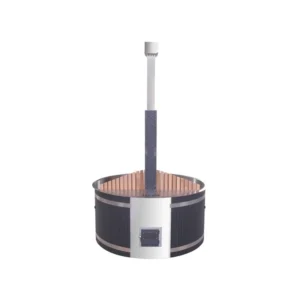 Roundabout 2 - 6 person Stainless steel Hot Tub lined with premium Western Red Cedar