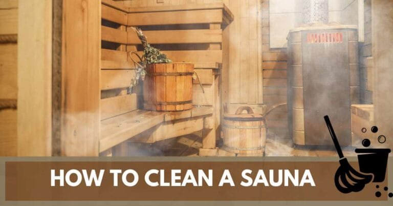 how to clean a sauna