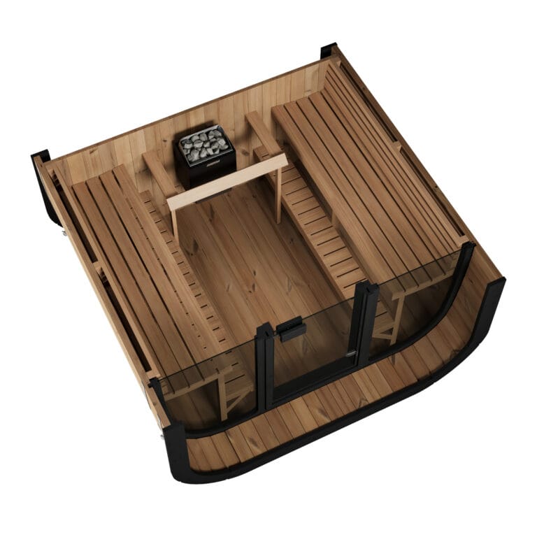 Outdoor Sauna Thermo Treated Spruce UNION 220 (3 - 6 Person) MADE IN EUROPE
