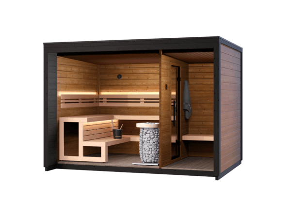 Outdoor Sauna Thermo Treated Spruce PATIO M (4 - 8 Person) MADE IN EUROPE - Image 7