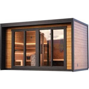 Outdoor Sauna Thermo Treated Spruce PATIO L (4 - 8 Person) MADE IN EUROPE