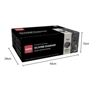 Sauna Heater Stones HARVIA Olivine Diabase 5-10 cm 20 kg