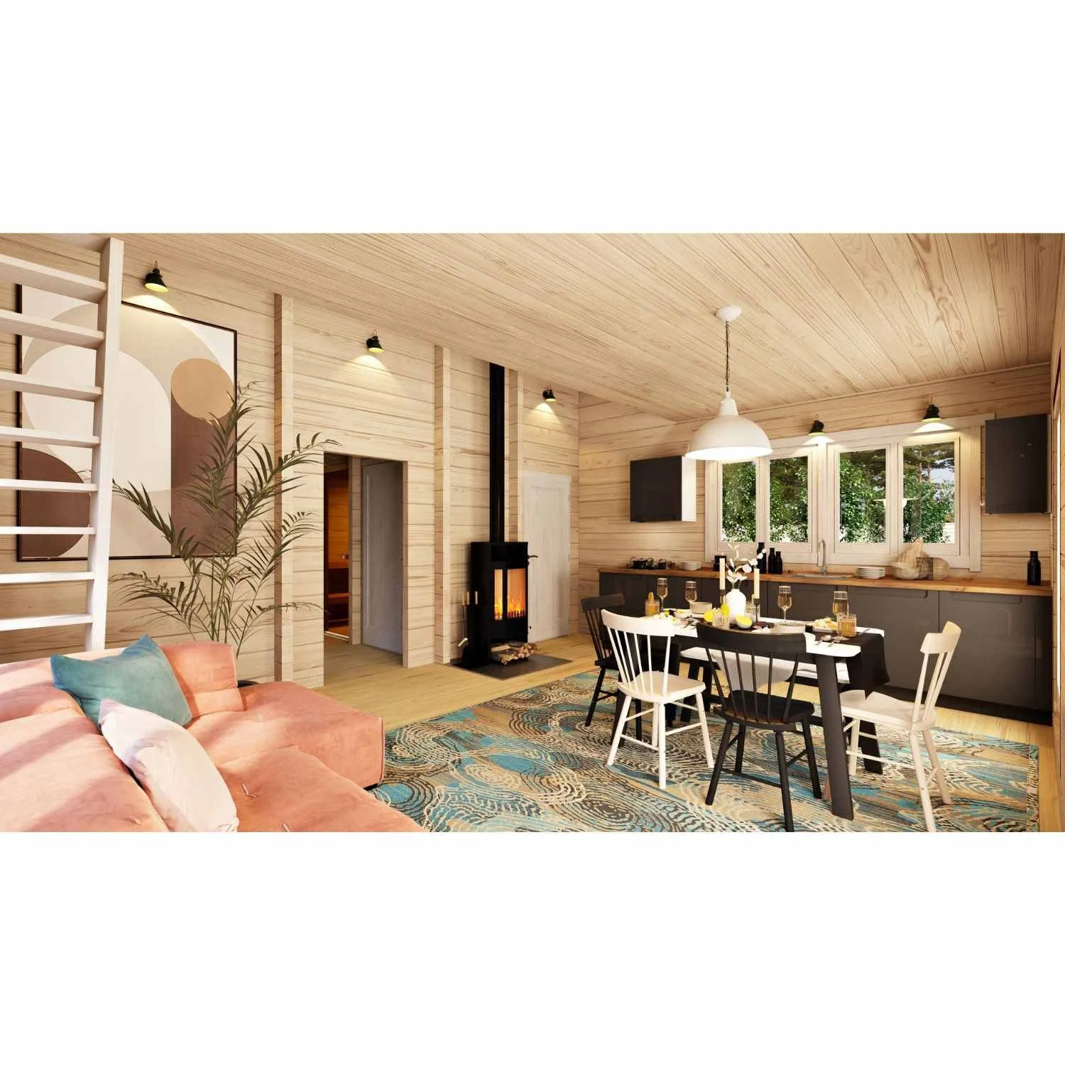 Sauna Cabin Summer House Bremen MADE IN EUROPE - Image 7