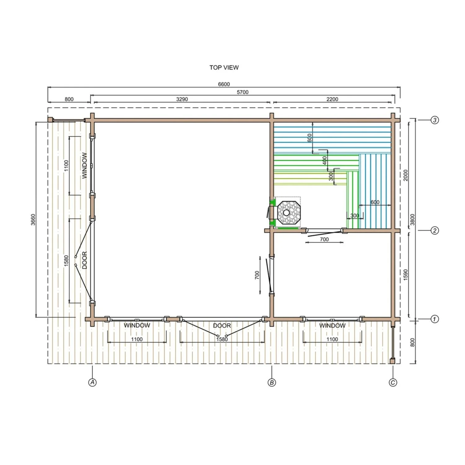 Sauna Cabin Summer House Dresden MADE IN EUROPE - Image 4