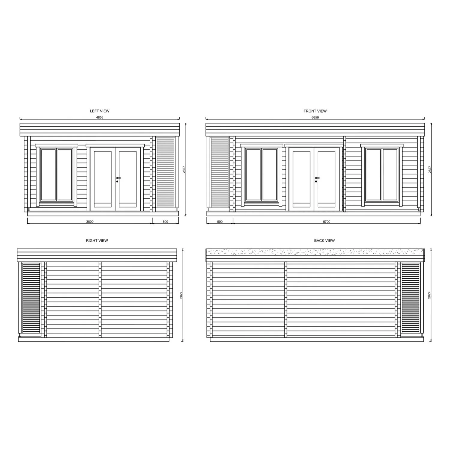 Sauna Cabin Summer House Dresden MADE IN EUROPE - Image 5