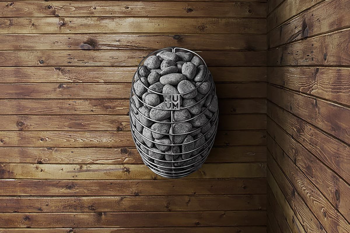 HUUM Drop Electric Heater with stones and WiFi Control - Image 8