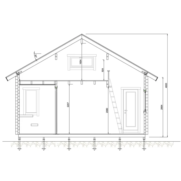 Fellin-Sauna-Cabin-Front-Drawing