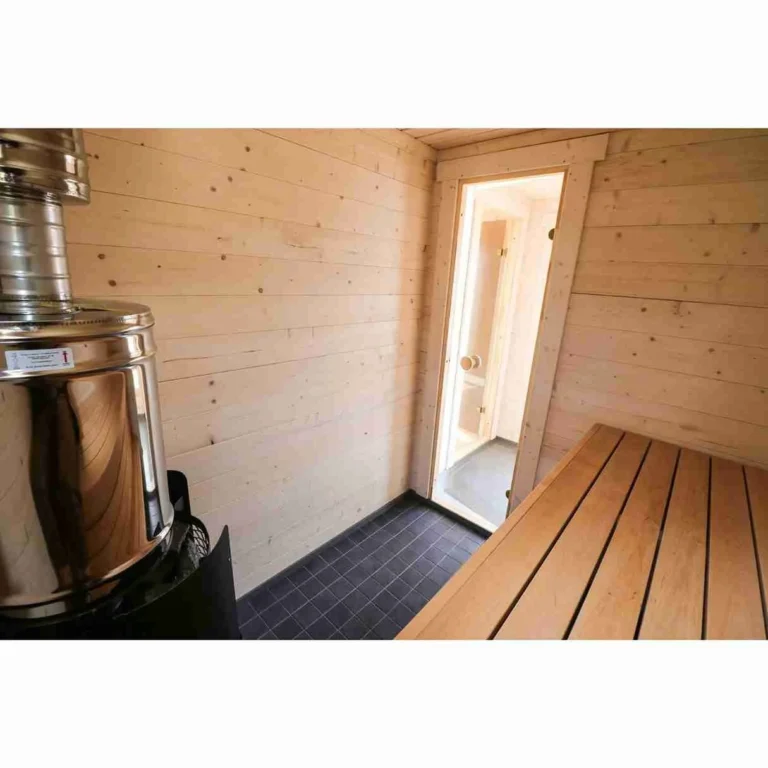 Fellin-Sauna-Cabin-Interior-heater-and-sauna-bench