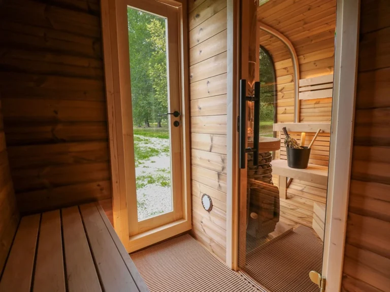 Outdoor-Sauna-Thermo-Treated-Spruce-SERENITY-ROUND-CUBE-DOUBLE-3-7-Person-MADE-IN-EUROPE-11
