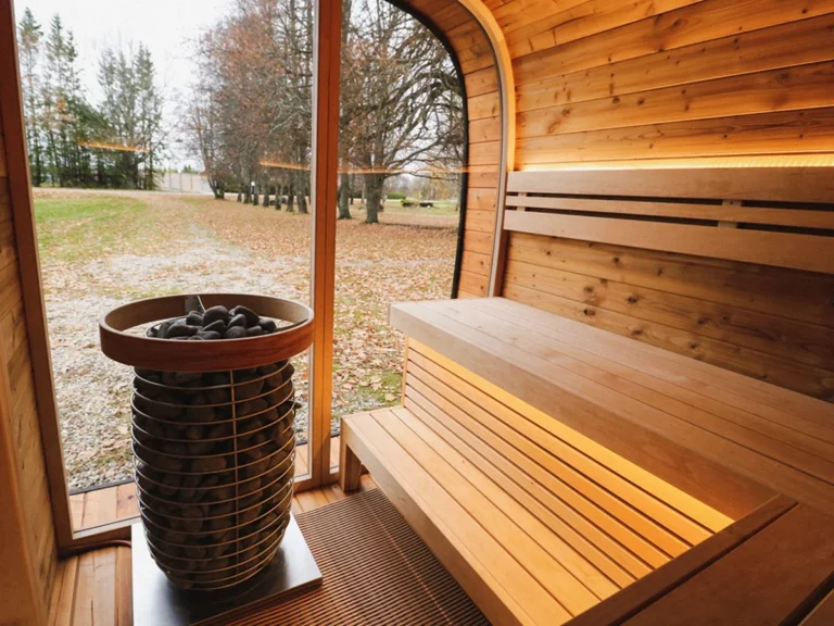 Outdoor-Sauna-Thermo-Treated-Spruce-SERENITY-ROUND-CUBE-DOUBLE-3-7-Person-MADE-IN-EUROPE-15