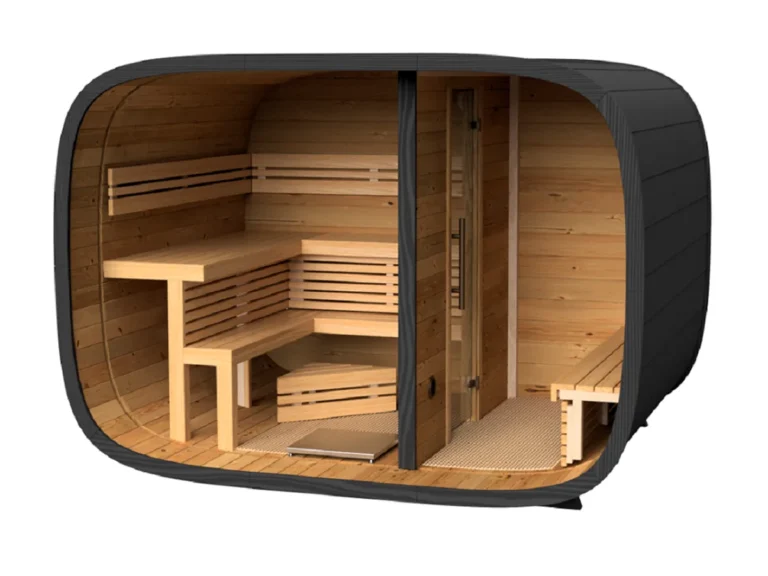 Outdoor-Sauna-Thermo-Treated-Spruce-SERENITY-ROUND-CUBE-DOUBLE-3-7-Person-MADE-IN-EUROPE-19