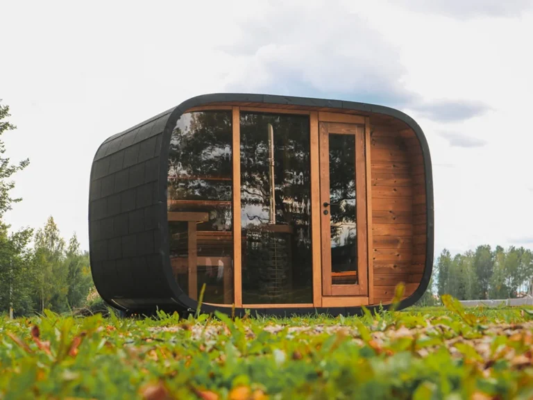 Outdoor-Sauna-Thermo-Treated-Spruce-SERENITY-ROUND-CUBE-DOUBLE-3-7-Person-MADE-IN-EUROPE-3