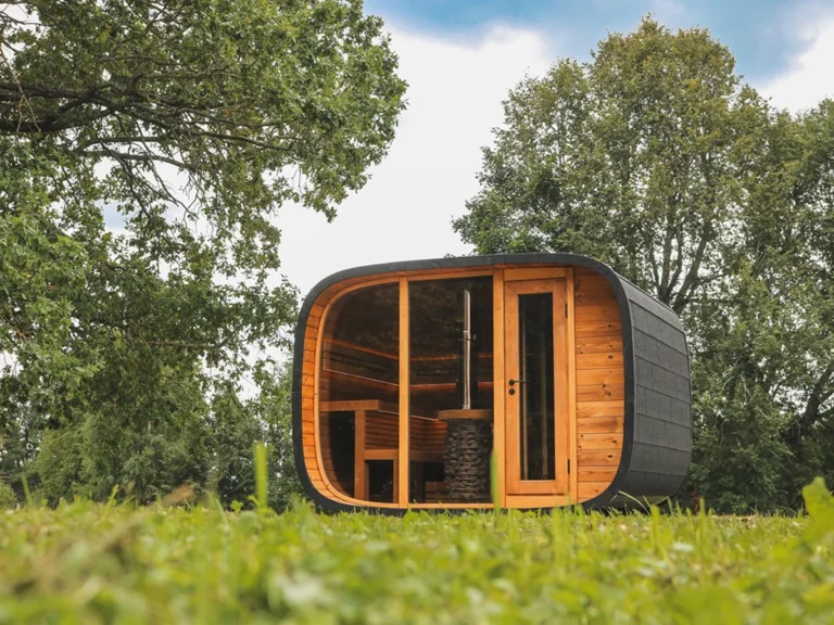 Outdoor-Sauna-Thermo-Treated-Spruce-SERENITY-ROUND-CUBE-DOUBLE-3-7-Person-MADE-IN-EUROPE-7
