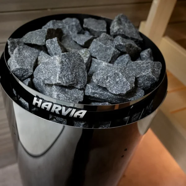 Harvia Cilindro PC XE Electric Sauna Heater - Black Steel