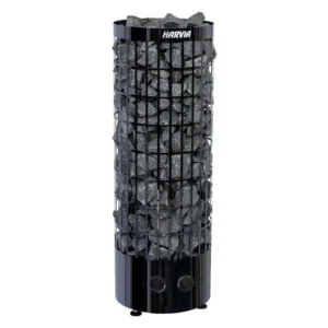 Harvia Cilindro PC Electric Sauna Heater – Black Steel