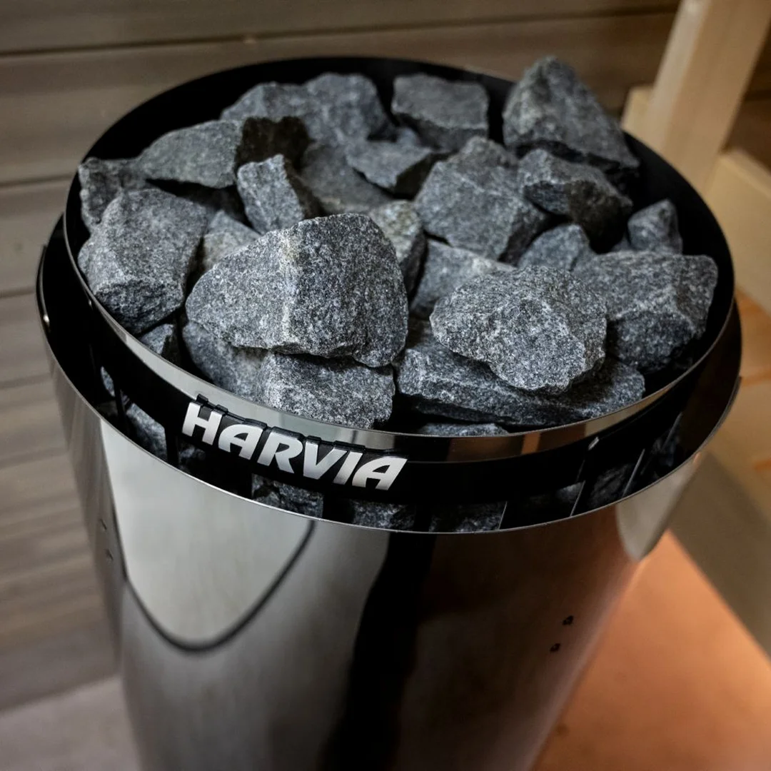 Shyms Sauna Harvia Cilindro PC70 PC90 Black Steel