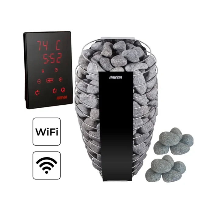 Electric heater Harvia Spirit WiFi black